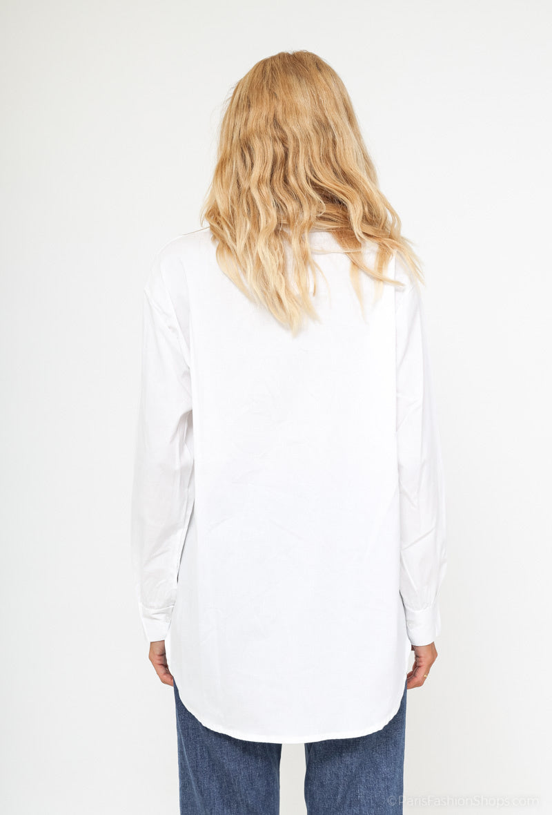 Chemise blanche en coton