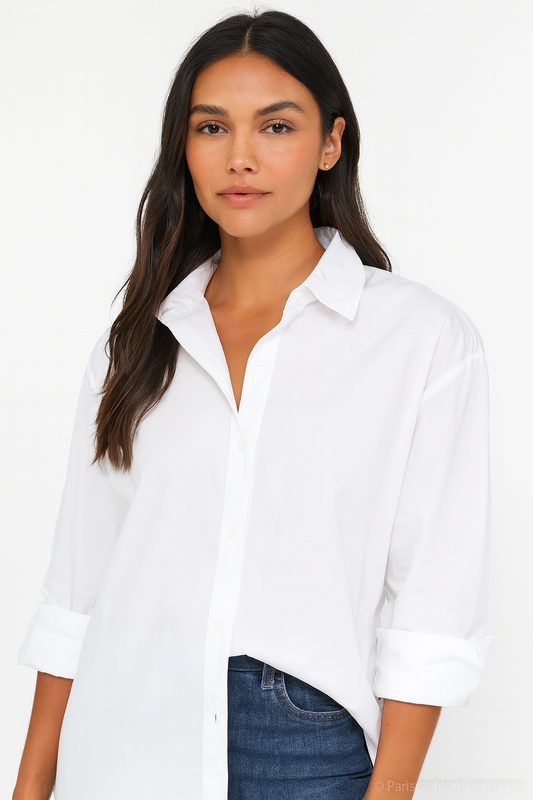 Chemise blanche en coton
