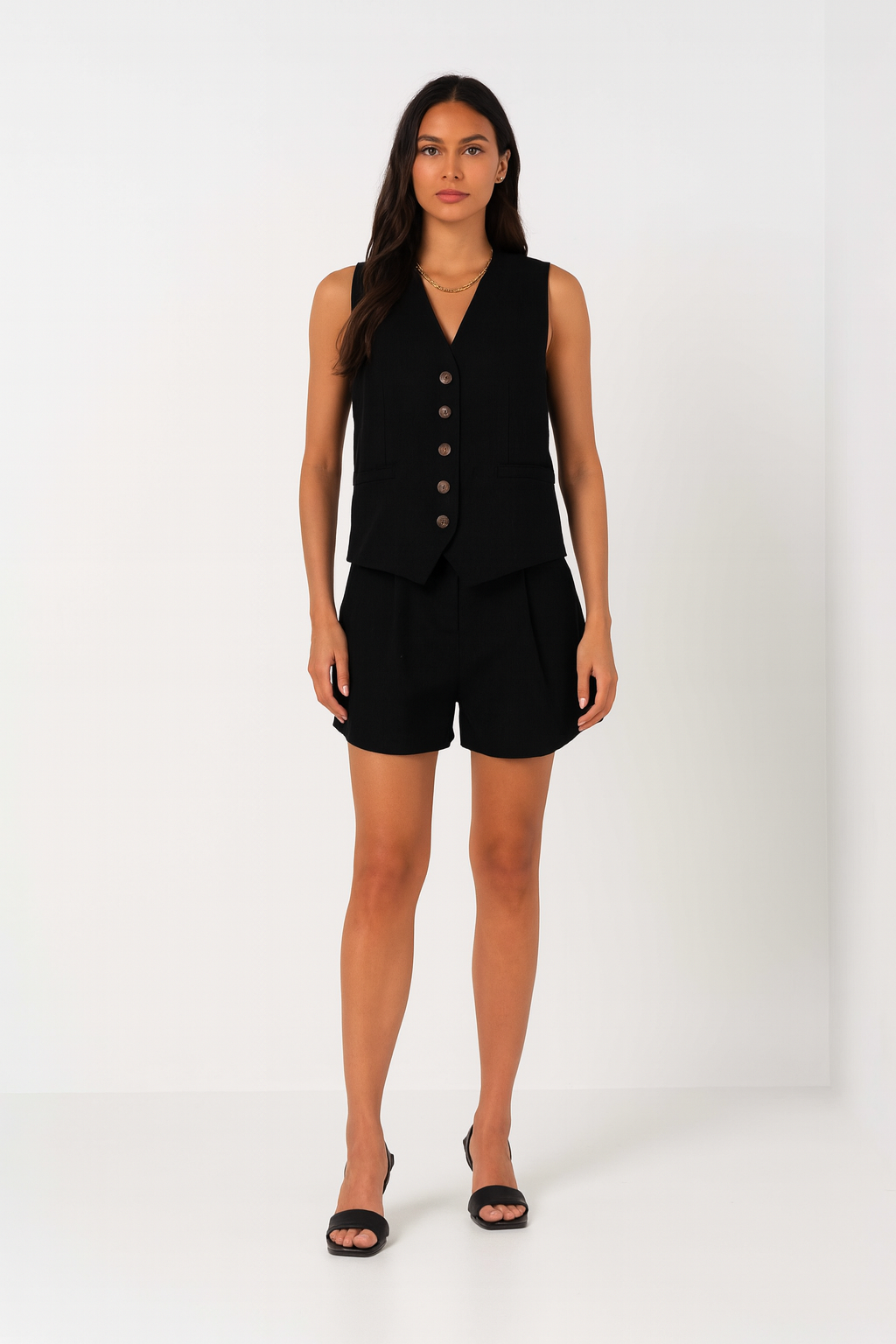 Gilet blazer noir