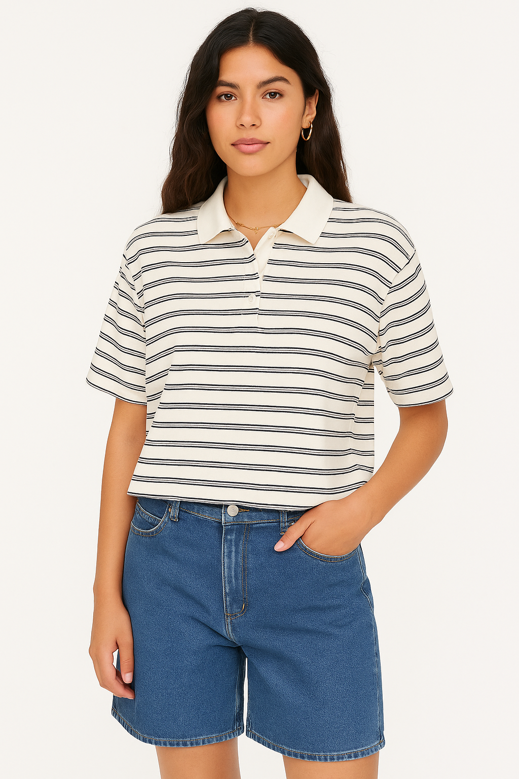 Polo rayé