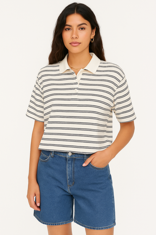 Polo rayé