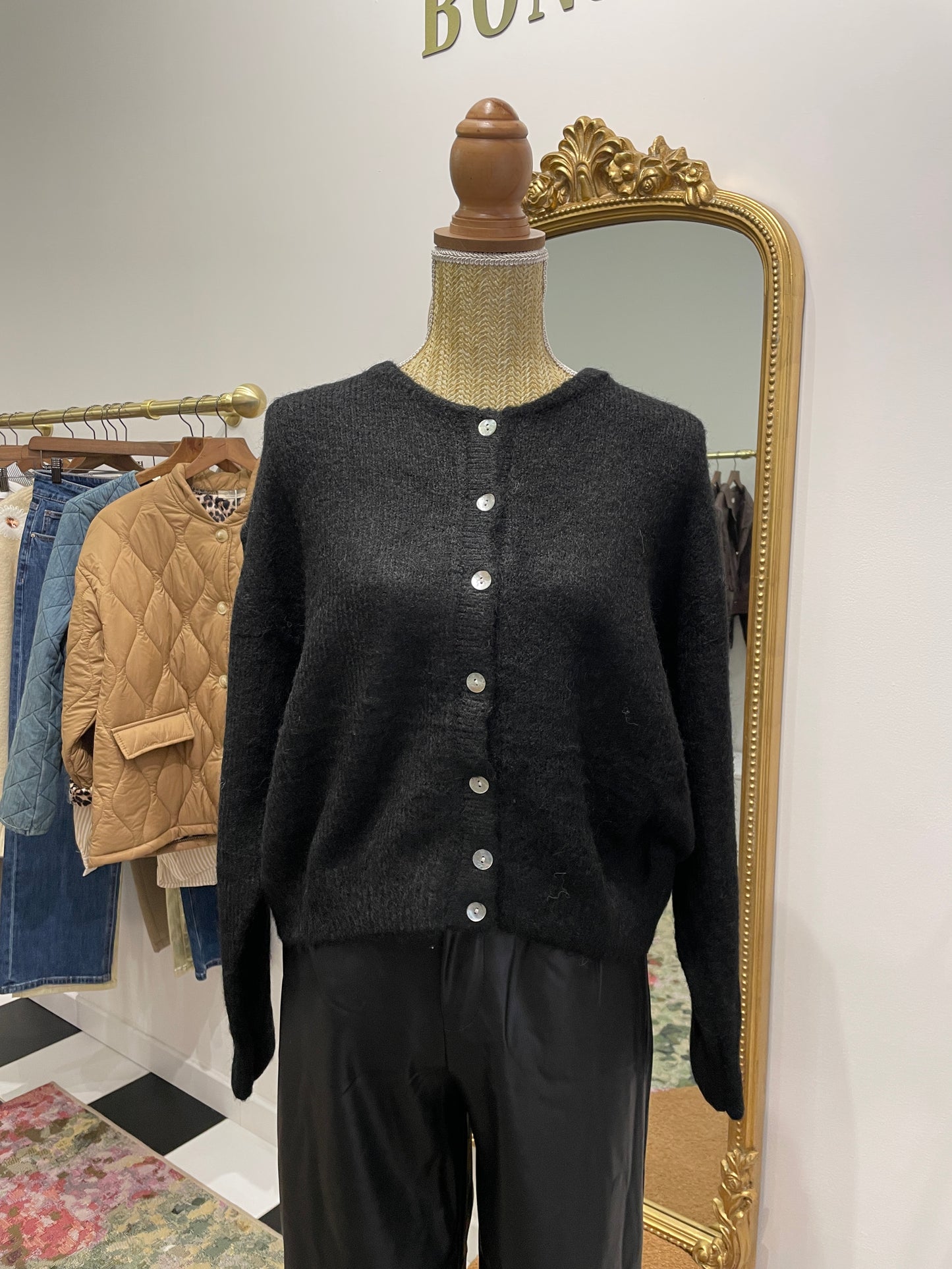 Cardigan noir