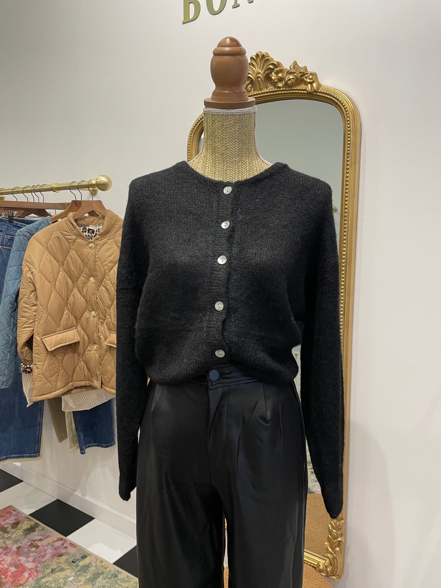 Cardigan noir
