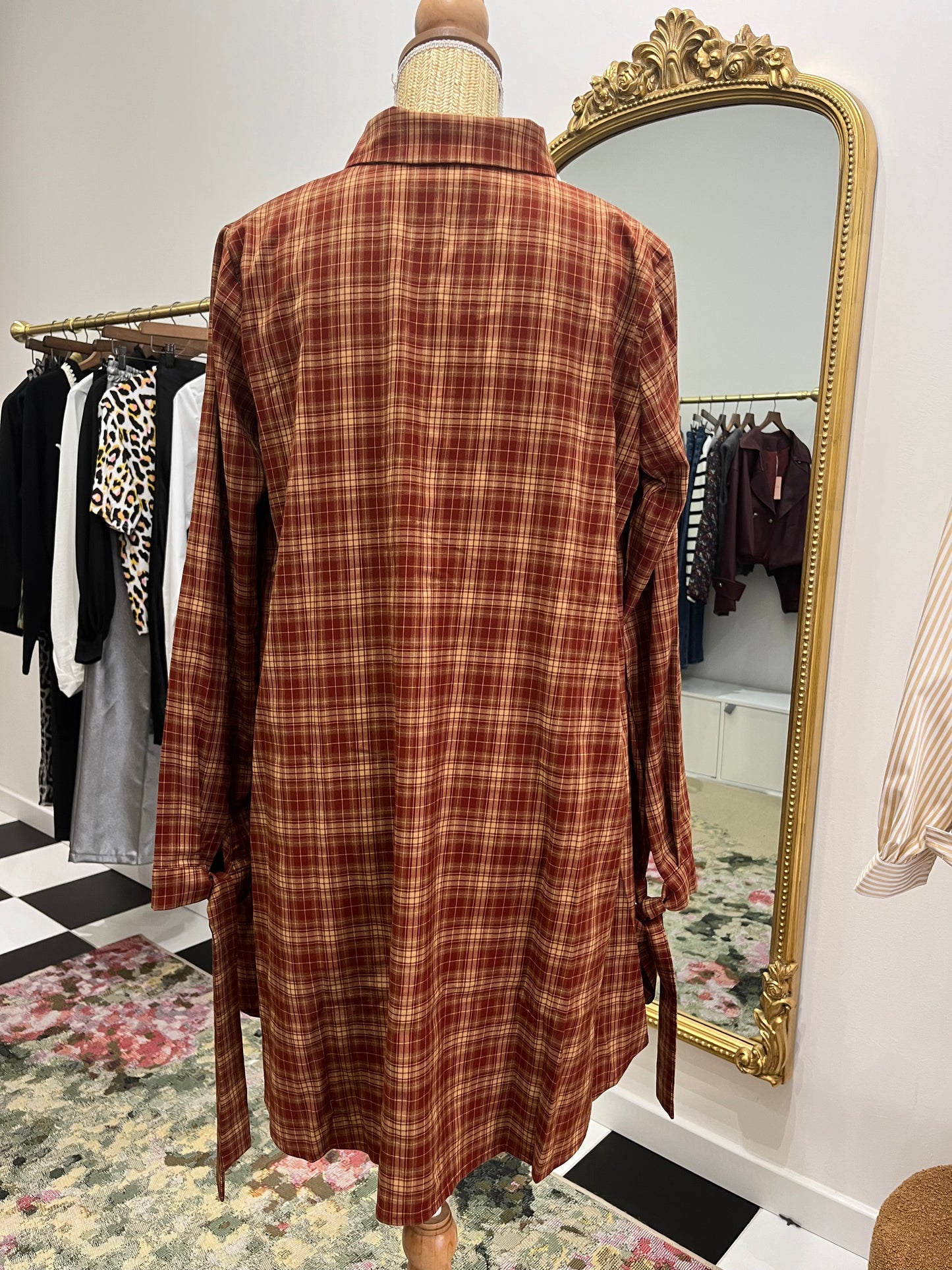Robe à carreaux