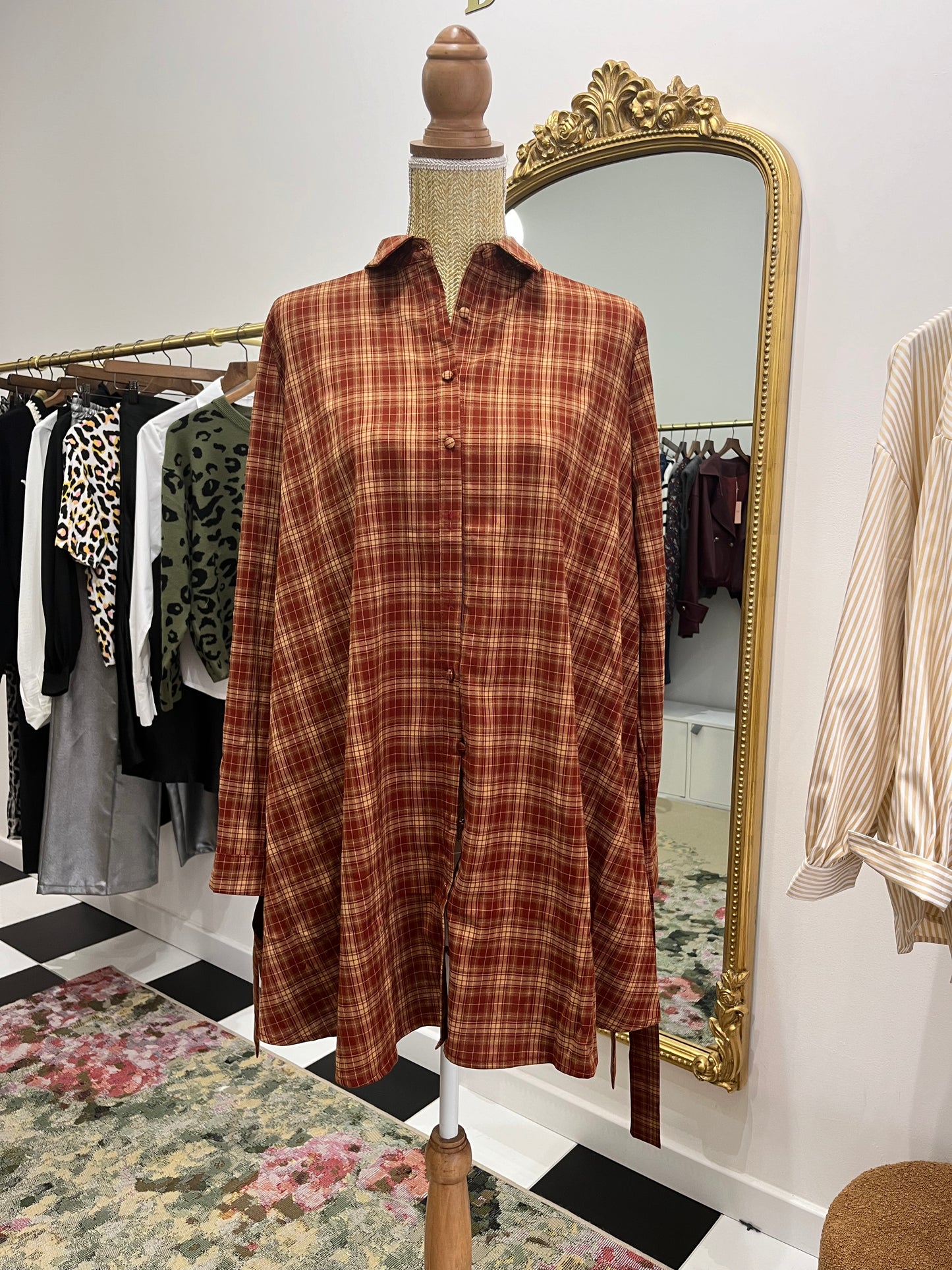 Robe à carreaux