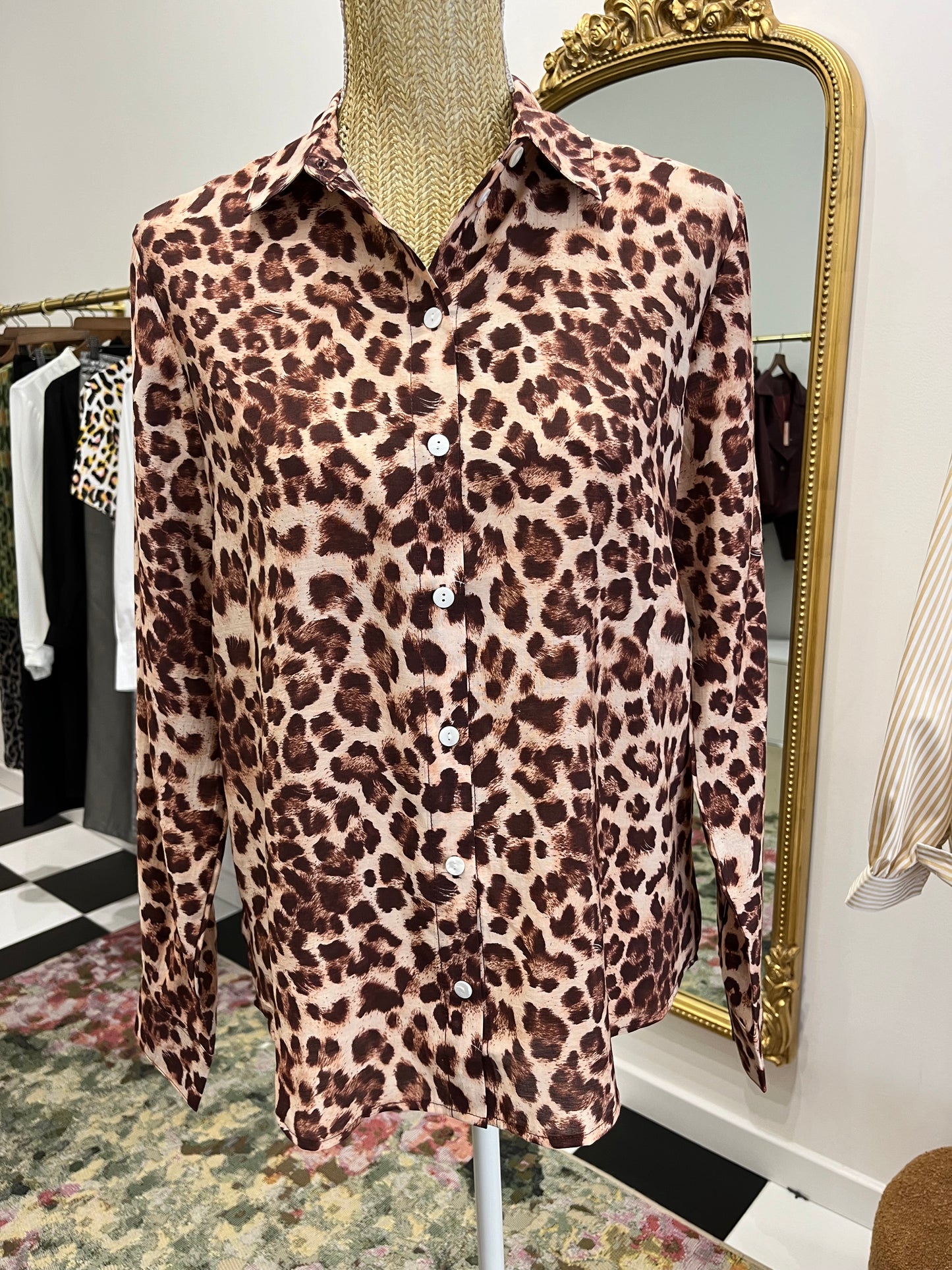 Chemise léopard